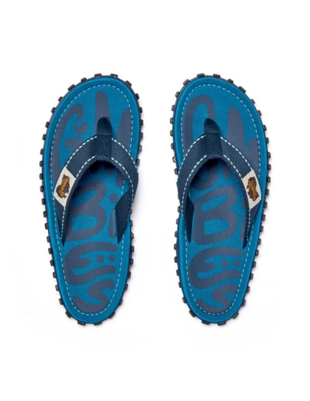 Gumbies męskie japonki islander flip-flop blue surf
