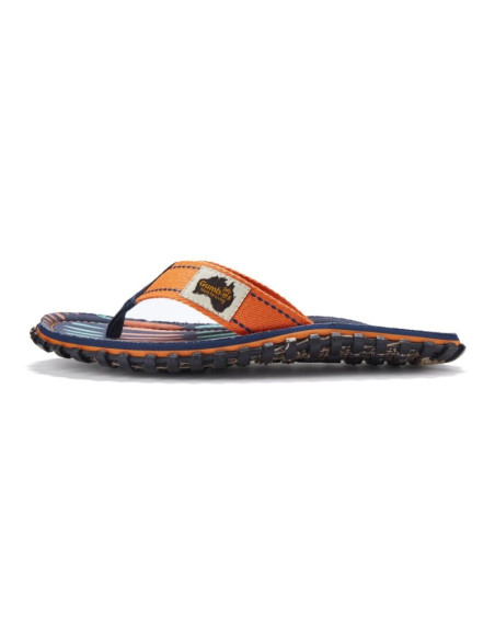 Gumbies japonki unisex islander flip-flop tangerine burst