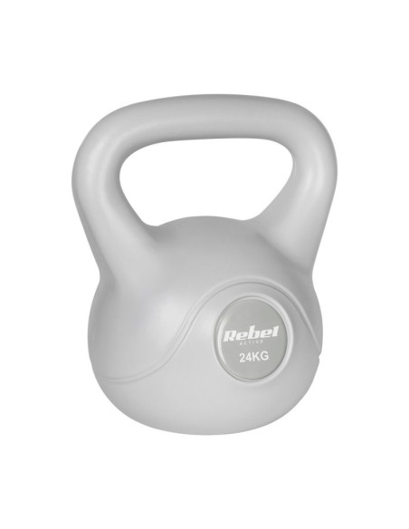 Rebel active kettlebell bitumiczny 24 kg rba-2322g-24 szary