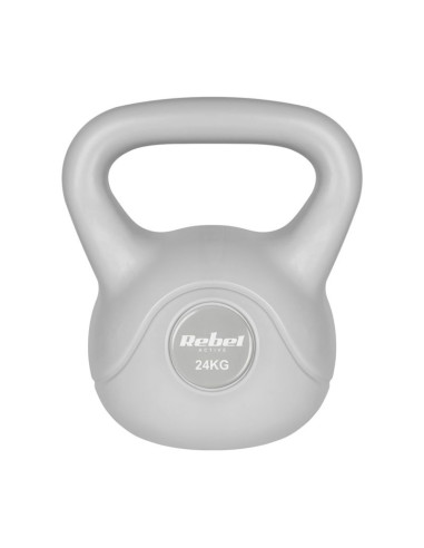 Rebel active kettlebell bitumiczny 24 kg rba-2322g-24 szary