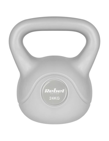 Rebel active kettlebell bitumiczny 24 kg rba-2322g-24 szary