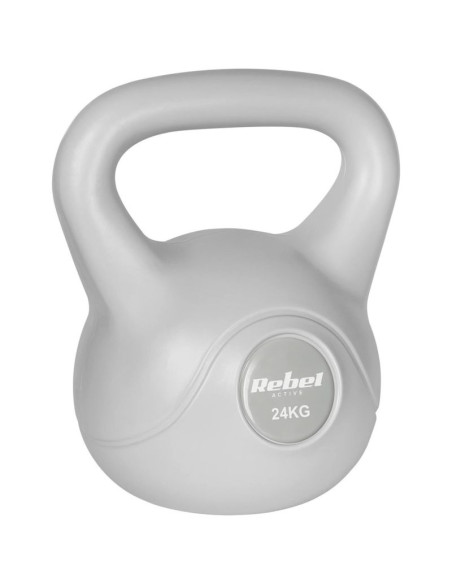 Rebel active kettlebell bitumiczny 24 kg rba-2322g-24 szary