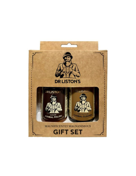 Dr. liston’s cymbal care gift set dr-gs-cclcyp - zestaw do czyszczenia i polerowania talerzy 2 × 150 ml