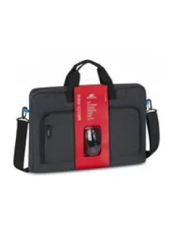 Rivacase regent 8058 43,9 cm (17.3") obudowa na messenger czarny, cyjan