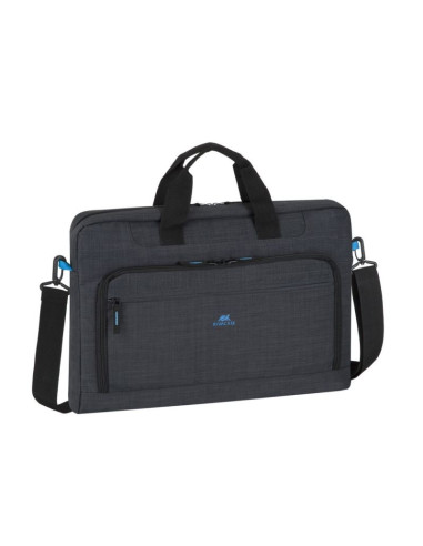 Rivacase regent 8058 43,9 cm (17.3") obudowa na messenger czarny, cyjan