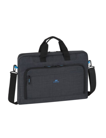 Rivacase regent 8058 43,9 cm (17.3") obudowa na messenger czarny, cyjan