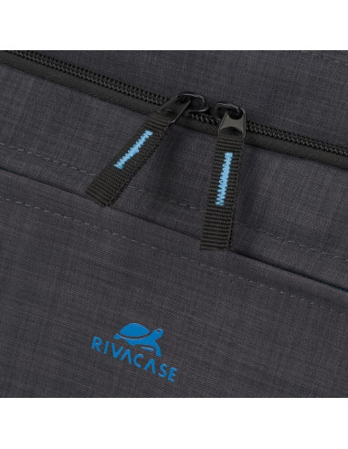 Rivacase regent 8058 43,9 cm (17.3") obudowa na messenger czarny, cyjan