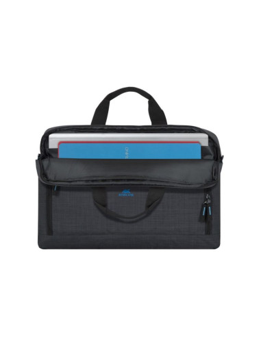 Rivacase regent 8058 43,9 cm (17.3") obudowa na messenger czarny, cyjan