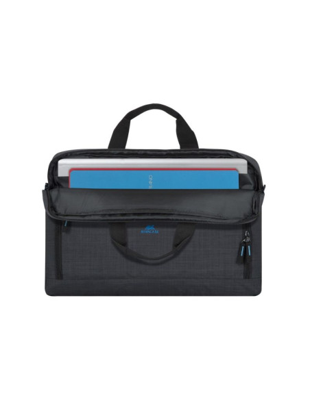 Rivacase regent 8058 43,9 cm (17.3") obudowa na messenger czarny, cyjan