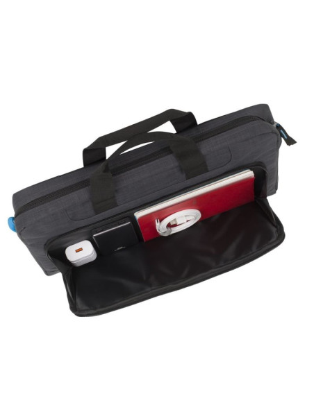 Rivacase regent 8058 43,9 cm (17.3") obudowa na messenger czarny, cyjan