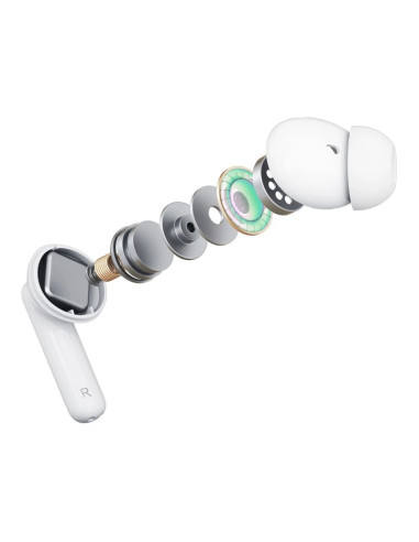 Słuchawki 3mk lifepods douszne bezprzewodowe bluetooth 5.3 anc - białe