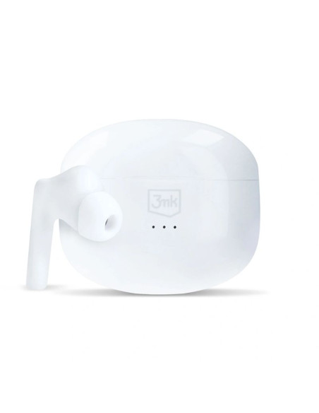Słuchawki 3mk lifepods douszne bezprzewodowe bluetooth 5.3 anc - białe