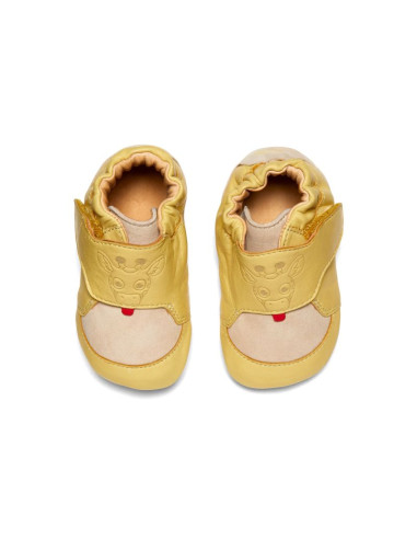 Buty do raczkowania ze skóry affenzahn crawly giraffe (01257-60097)