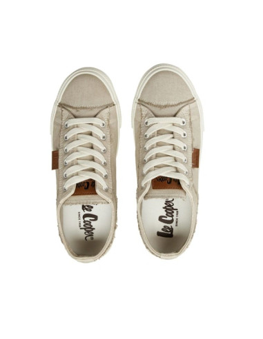 Lee cooper buty sportowe damskie trampki modne beżowe wygodne