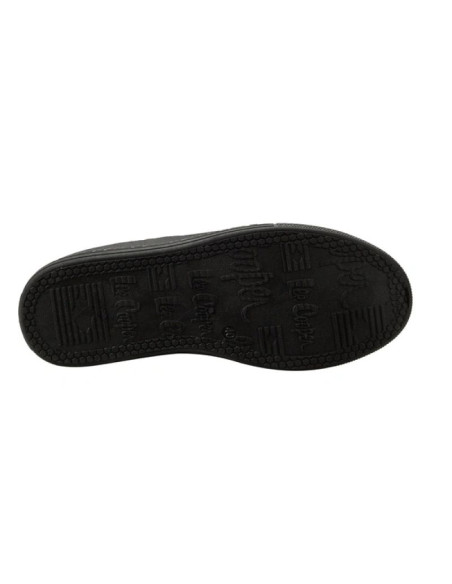 Lee cooper buty damskie sportowe trampki czarne platforma koronkowe