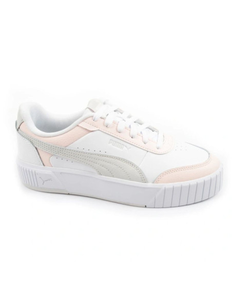 Puma buty sportowe damskie trampki carina mia skórzane białe