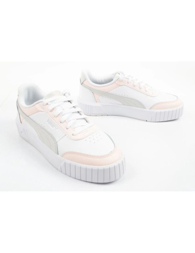 Puma buty sportowe damskie trampki carina mia skórzane białe