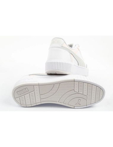 Puma buty sportowe damskie trampki carina mia skórzane białe