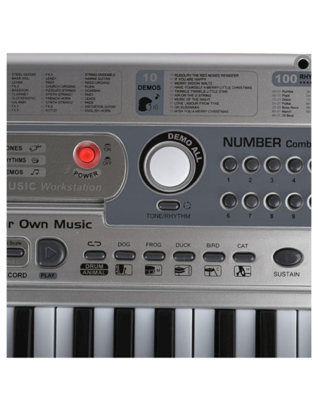 Suprimo 824 usb - keyboard z mikrofonem do nauki gry, przeznaczony dla dzieci