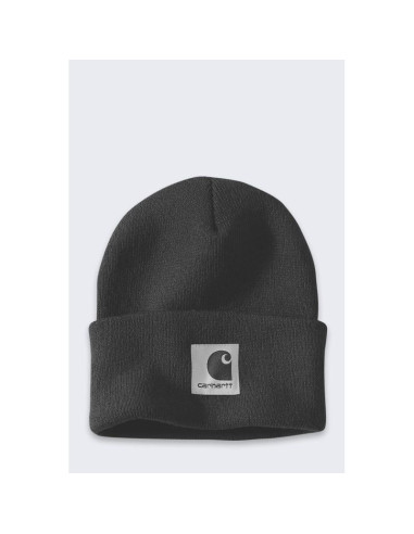 Czapka zimowa damska carhartt satin lined cuffed beanie - black