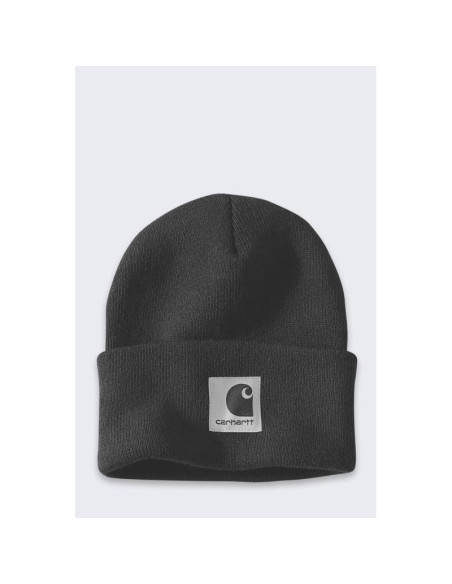 Czapka zimowa damska carhartt satin lined cuffed beanie - black