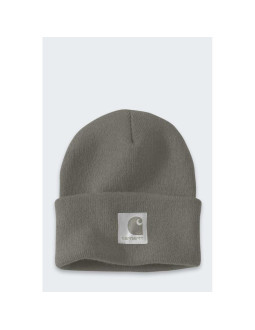 Czapka zimowa damska carhartt satin lined cuffed beanie - dusty olive