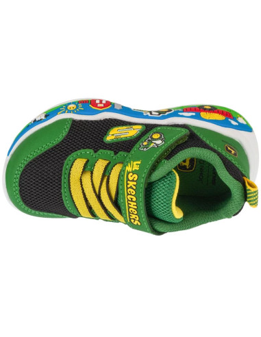 Skechers play scene - barn-squad buddies 407065n-gnbk zielone 21