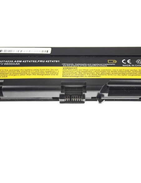 Green cell bateria le28 do lenovo 42t4795 6600 mah 10.8v