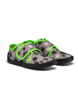 Kapcie barefoot bawełniane affenzahn movy panther (01398-80151)