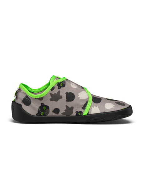 Kapcie barefoot bawełniane affenzahn movy panther (01398-80151)