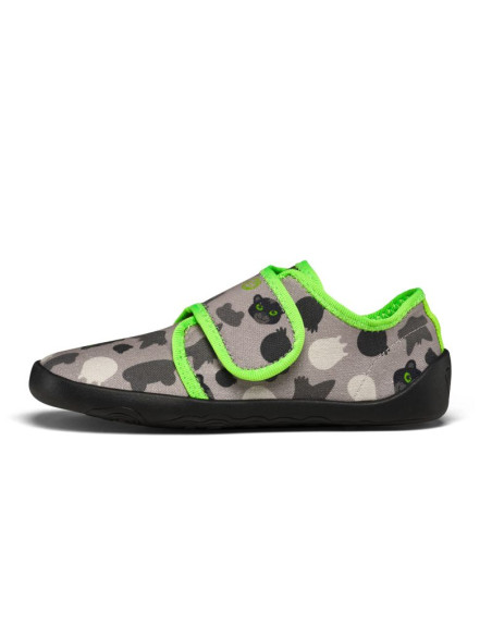 Kapcie barefoot bawełniane affenzahn movy panther (01398-80151)