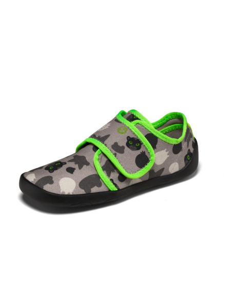 Kapcie barefoot bawełniane affenzahn movy panther (01398-80151)