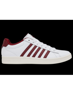 Sneakersy k-swiss court tiebreak ii white/tibetan red/snow white-m (04413-152-m)