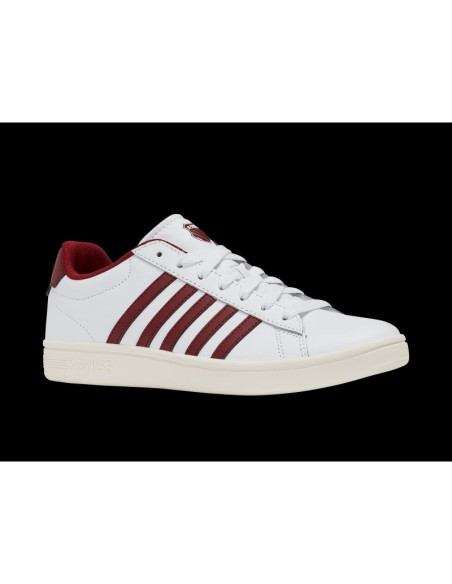 Sneakersy k-swiss court tiebreak ii white/tibetan red/snow white-m (04413-152-m)
