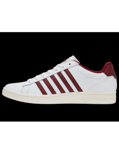 Sneakersy k-swiss court tiebreak ii white/tibetan red/snow white-m (04413-152-m)
