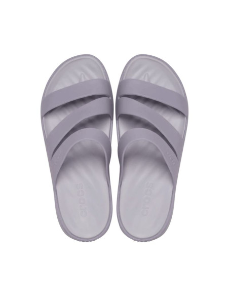 Klapki damskie crocs gataway strappy sandal fioletowe 209587 5ps