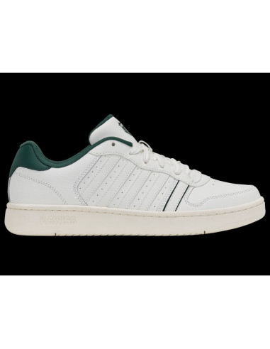 Sneakersy k-swiss court palisades bright white/posy green/snow white-m (06931-146-m)