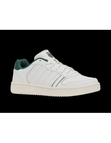 Sneakersy k-swiss court palisades bright white/posy green/snow white-m (06931-146-m)