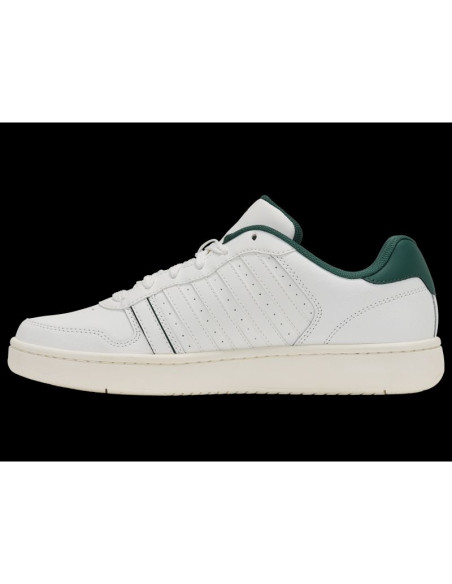 Sneakersy k-swiss court palisades bright white/posy green/snow white-m (06931-146-m)