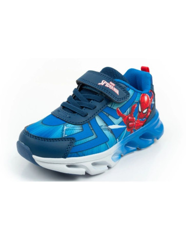 Leomil buty sportowe dziecięce sneakersy spiderman lekkie na rzep led niebieskie