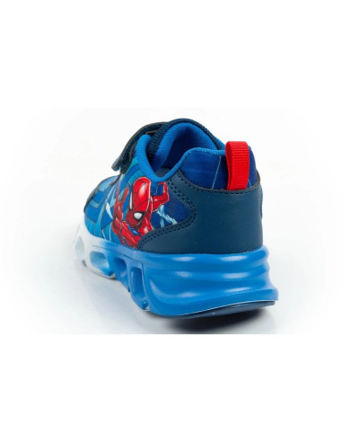 Leomil buty sportowe dziecięce sneakersy spiderman lekkie na rzep led niebieskie