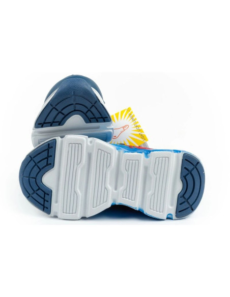 Leomil buty sportowe dziecięce sneakersy spiderman lekkie na rzep led niebieskie
