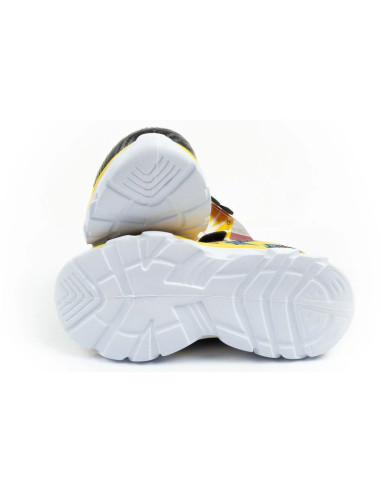 Leomil buty sportowe dziecięce sneakersy pokemon lekkie na rzep led czarne żółte