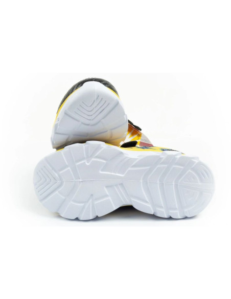 Leomil buty sportowe dziecięce sneakersy pokemon lekkie na rzep led czarne żółte