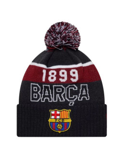 New era core sport knit beanie fc barcelona hat 60846895 granatowe one size