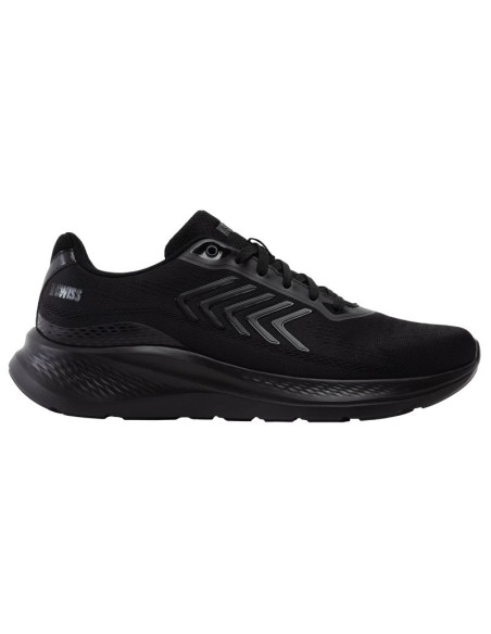Sneakersy męskie k-swiss selby na co dzień czarne (09447-001-m)
