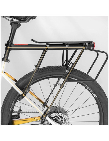 Bagażnik rowerowy rockbros 33210004001 z półką - czarny