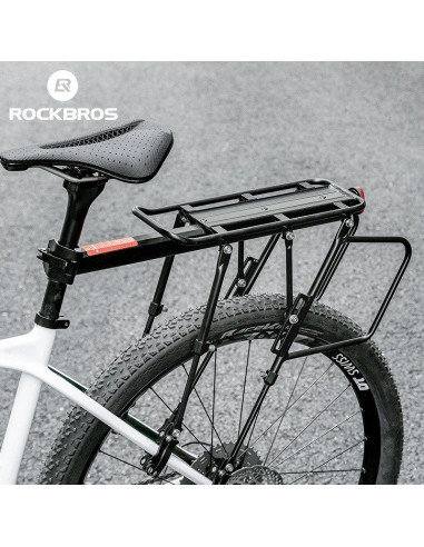Bagażnik rowerowy rockbros 33210004001 z półką - czarny
