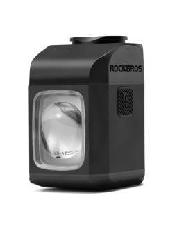 Lampka rowerowa rockbros m8 1600lm przednia z pilotem 10m akumulatorowa 4000 mah - czarna