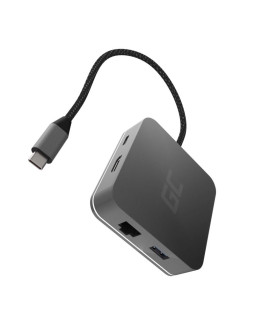 Green cell adapter, przejściówka hub usb-c 6w1